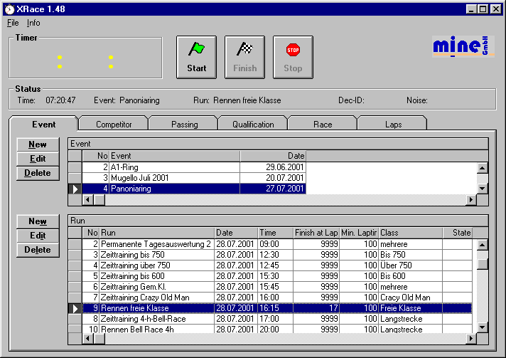 XRACE Zeitnahme